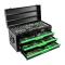 JBM 54261 - CAJA METALICA CON HERRAMIENTAS 143 PIEZAS CINCADO