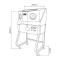 JBM 54342 - MAQUINA LIMPIADORA PIEZAS CON TERMOSTATO 14L