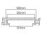 JBM 54360 - TACO GOMA PARA ELEVADOR RAVAGLIOLI/SIRIO/SPACE 130MM