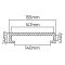 JBM 54363 - TACO GOMA PARA ELEVADOR ISTOBAL/VELYEN 155MM