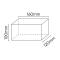 JBM 54485 - TACO GOMA PARA ELEVADOR 160X120X100MM