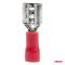 AMIO ACCESORIOS 03062 - TERMINAL PLANO HEMBRA ROJO 7.4MM 0.5-1.5MM2 10A 10 UDS.