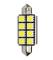 M-TECH LB327W - BLISTER 2 LAMP LED C5W 41MM 8XSMD5050 CANBUS WHITE