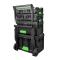 JBM 54518 - CARRO MODULAR CON 4 CAJAS APILABLES
