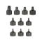 JBM 54546 - SET PUNTAS TORX CORTAS 3/8"10 PCS