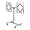 JBM 54959 - SOPORTE DOBLE AJUSTABLE PARA PINTAR LLANTAS