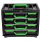 JBM 54969 - CAJA CON 4 MALETINES PLASTICO EXTRAIBLES