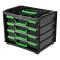JBM 54969 - CAJA CON 4 MALETINES PLASTICO EXTRAIBLES