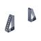 CRUZBER 941004 - 4 topes laterales CRUZ 10cm para barras aluminio